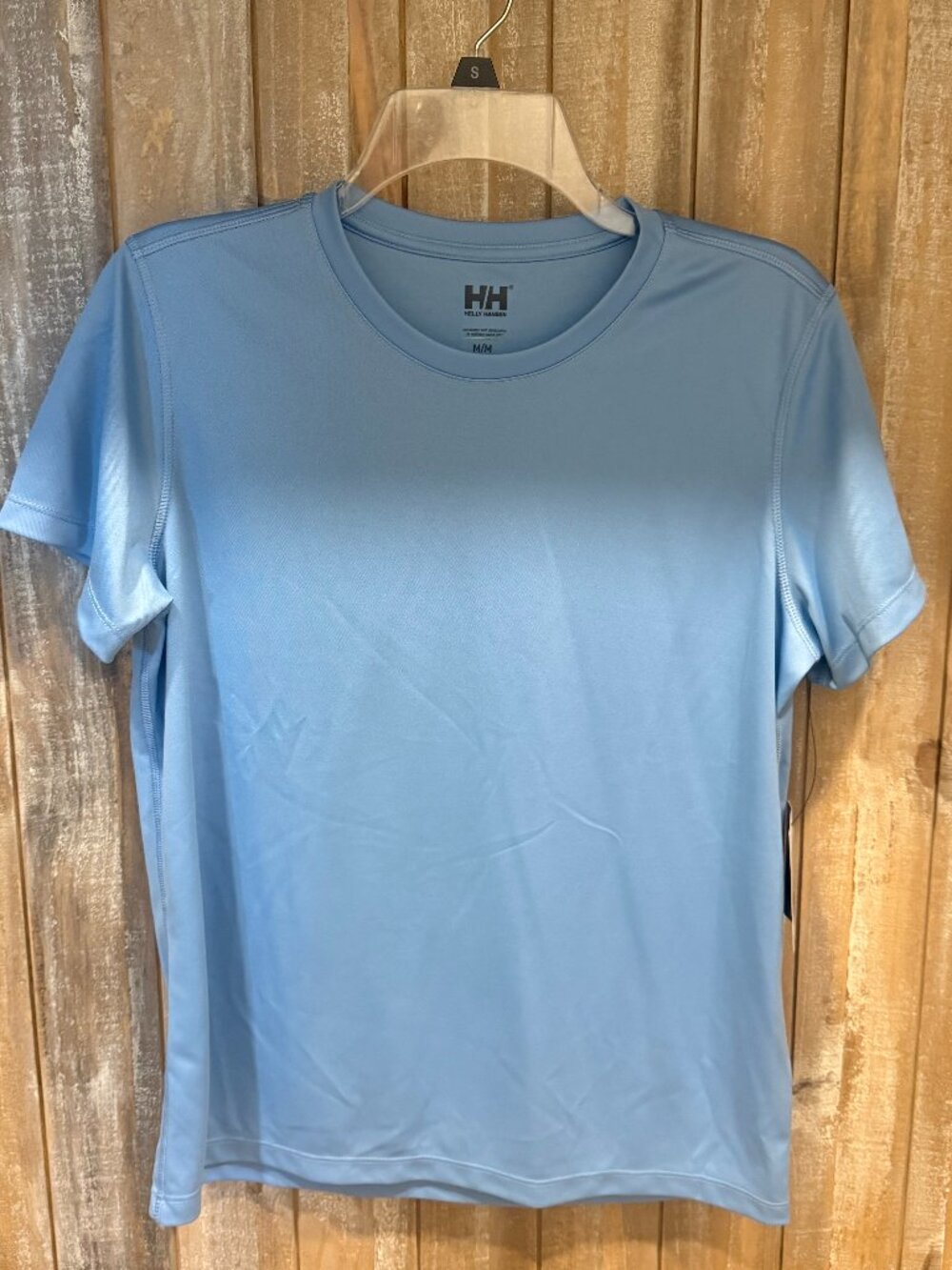 Helly Hansen Tech T-Shirt Women's Short Sleeve Top Blue Outdoor Gym New